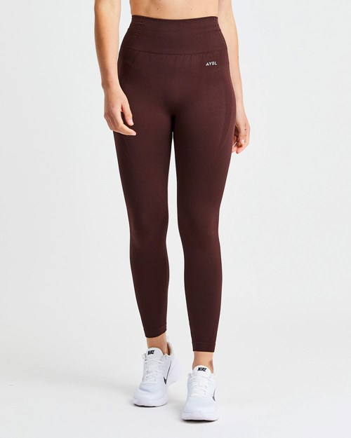 AYBL Balance V2 Seamless Leggings Choklad Bruna | 0321-SAYXW