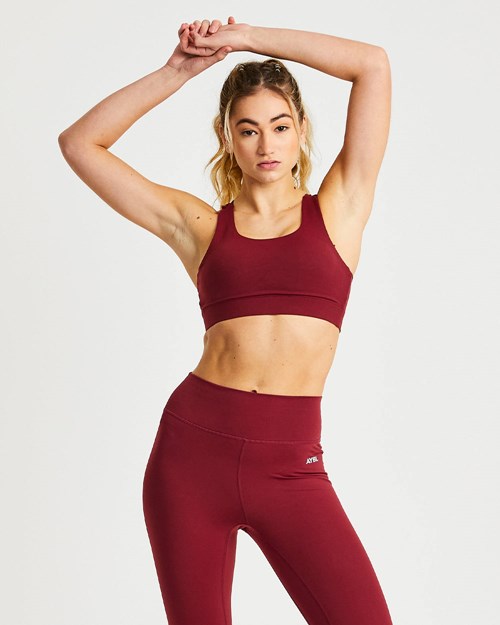 AYBL Core Sports Bra Mauve Wine | 9415-MSDQY