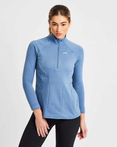 AYBL Effortless Fleece Blå | 6059-IQGKC
