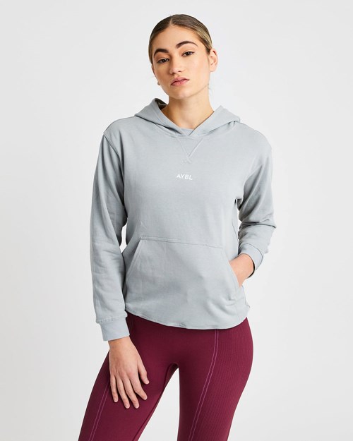 AYBL Everyday Hoodie Grå | 4651-TZBIJ