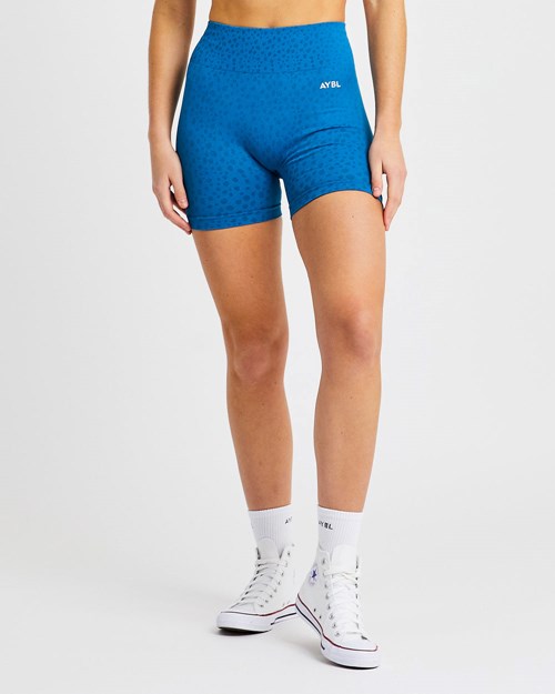 AYBL Evolve Speckle Seamless Shorts Blå | 1690-KCLHB
