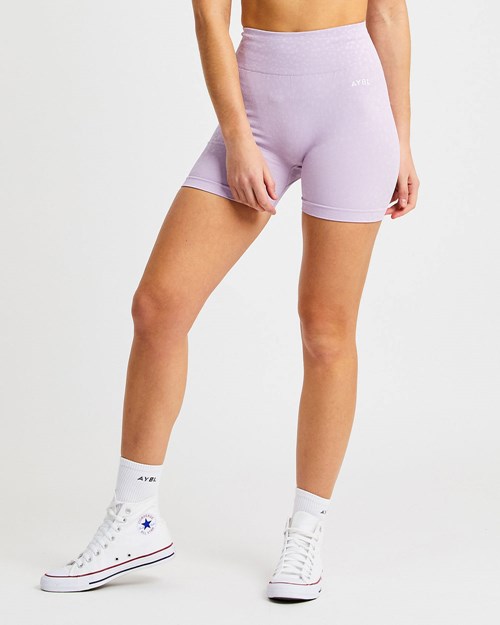 AYBL Evolve Speckle Seamless Shorts Lilac | 2630-OIRXP