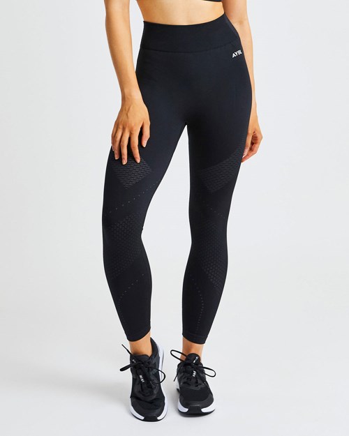 AYBL Ignite Seamless Leggings Svarta | 5370-ADVIE