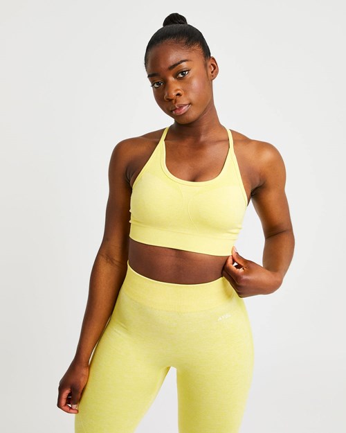 AYBL Motion Seamless Sports Bra Gula | 1759-FDXGE