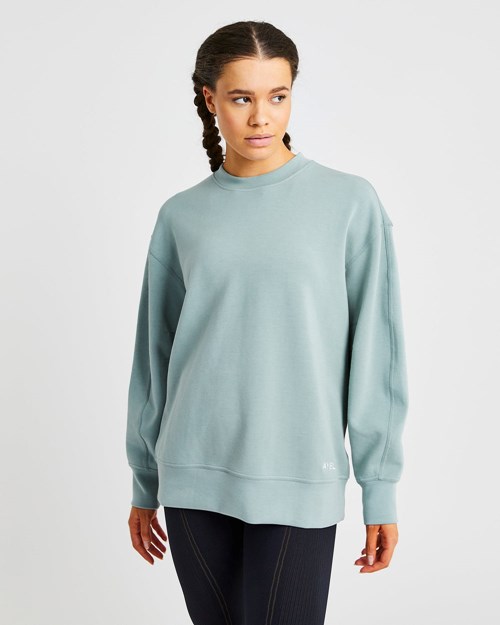 AYBL Oversized Jumper Gröna | 4052-CWXJA