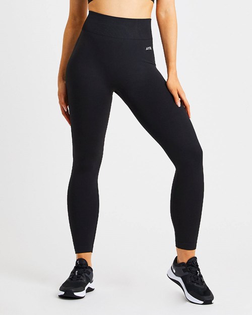 AYBL Pulse Seamless Leggings Svarta | 4209-YHEFK